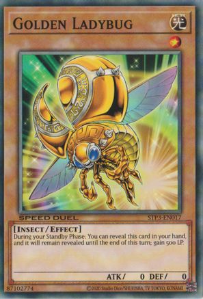 Golden Ladybug [STP3-EN017] Common - Trinity Hobby