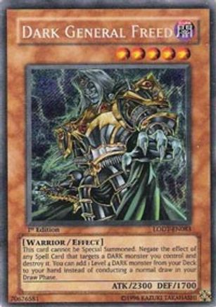 Dark General Freed [LODT-EN083] Secret Rare - Trinity Hobby