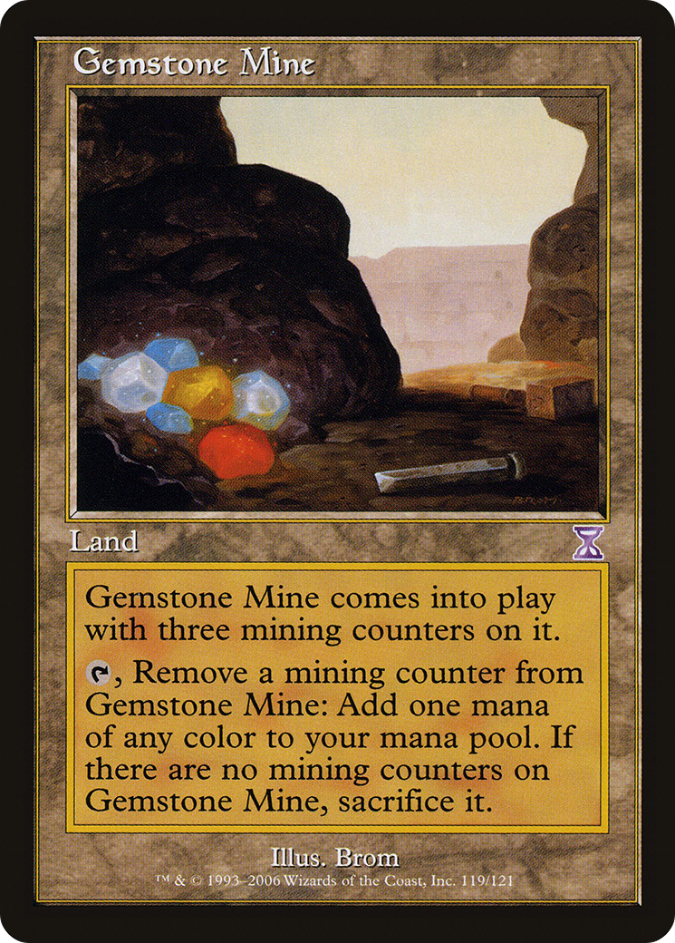 Mine de pierres précieuses [Spirale temporelle décalée] 