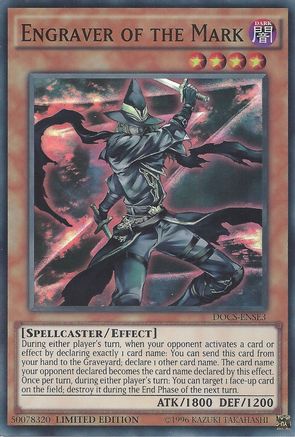 Engraver of the Mark [DOCS-ENSE3] Super Rare - Trinity Hobby