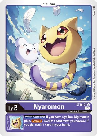 Nyaromon [ST10-01] [Starter Deck: Parallel World Tactician] - Trinity Hobby