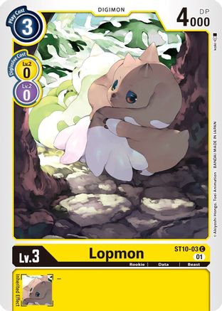 Lopmon [ST10-03] [Starter Deck: Parallel World Tactician] - Trinity Hobby