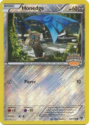 Honedge (83/146) (Regional Championship Promo) (Staff) [XY: Base Set] - Trinity Hobby