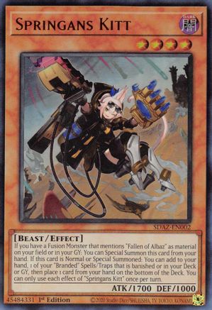 Springans Kitt [SDAZ-EN002] Ultra Rare - Trinity Hobby