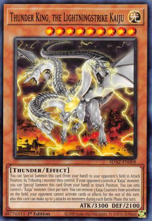 Thunder King, the Lightningstrike Kaiju [SDAZ-EN008] Common - Trinity Hobby