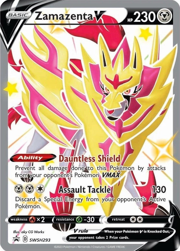 Zamazenta V (SWSH293) [Sword & Shield: Black Star Promos] - Trinity Hobby