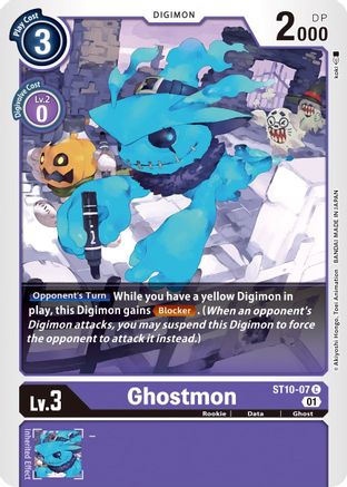 Ghostmon [ST10-07] [Starter Deck: Parallel World Tactician] - Trinity Hobby