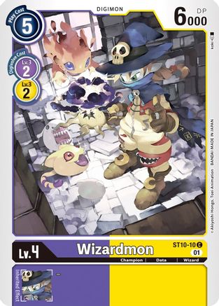 Wizardmon [ST10-10] [Starter Deck: Parallel World Tactician] - Trinity Hobby