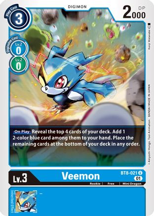 Veemon [BT8-021] [New Awakening] - Trinity Hobby