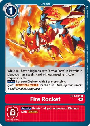 Fire Rocket [BT8-095] [New Awakening] - Trinity Hobby