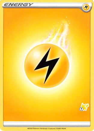 Lightning Energy (Pikachu Stamp #7) [Battle Academy 2022] - Trinity Hobby