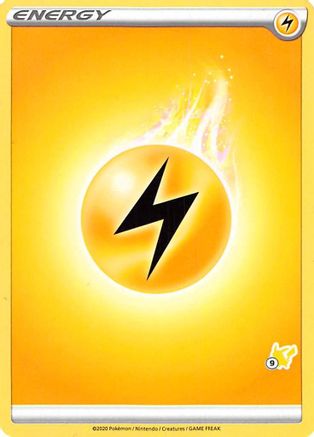 Lightning Energy (Pikachu Stamp #9) [Battle Academy 2022] - Trinity Hobby