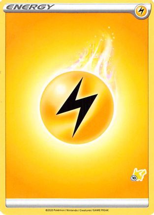 Lightning Energy (Pikachu Stamp #10) [Battle Academy 2022] - Trinity Hobby