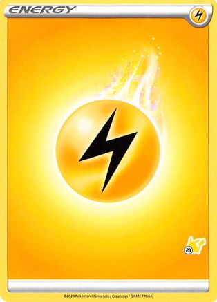 Lightning Energy (Pikachu Stamp #21) [Battle Academy 2022] - Trinity Hobby