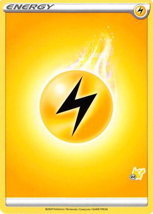 Lightning Energy (Pikachu Stamp #22) [Battle Academy 2022] - Trinity Hobby