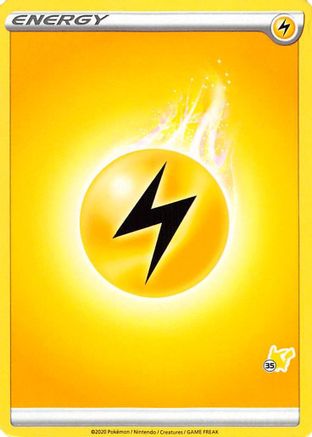 Lightning Energy (Pikachu Stamp #35) [Battle Academy 2022] - Trinity Hobby