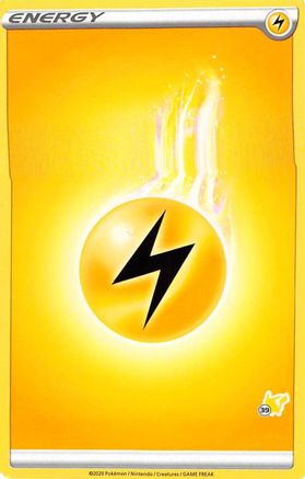 Lightning Energy (Pikachu Stamp #39) [Battle Academy 2022] - Trinity Hobby