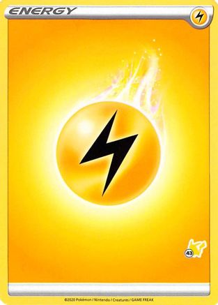 Lightning Energy (Pikachu Stamp #43) [Battle Academy 2022] - Trinity Hobby