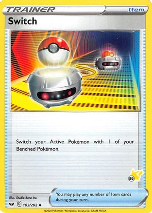 Switch (183/202) (Pikachu Stamp #36) [Battle Academy 2022] - Trinity Hobby