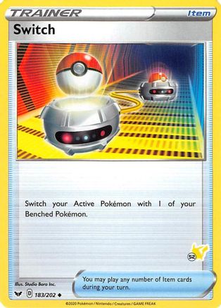 Switch (183/202) (Pikachu Stamp #52) [Battle Academy 2022] - Trinity Hobby