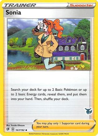 Sonia (167/192) (Eevee Deck) [Battle Academy 2022] - Trinity Hobby