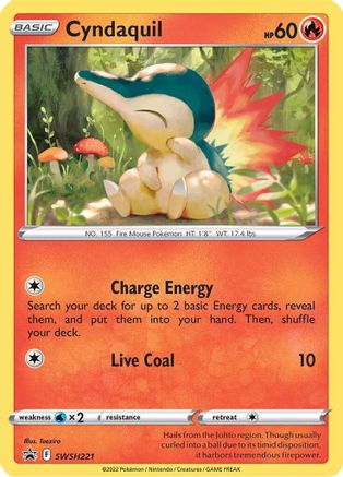 Cyndaquil (SWSH221) [Sword & Shield: Black Star Promos] - Trinity Hobby