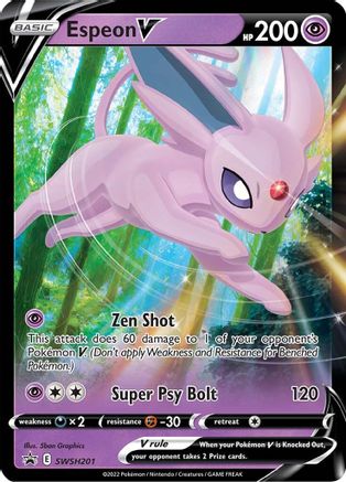 Espeon V (SWSH201) [Sword & Shield: Black Star Promos] - Trinity Hobby