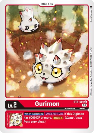 Gurimon [BT8-001] [New Awakening] - Trinity Hobby