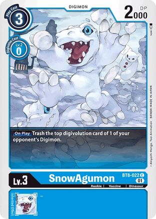 SnowAgumon [BT8-022] [New Awakening] - Trinity Hobby