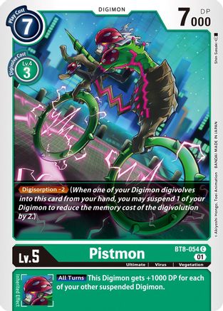 Pistmon [BT8-054] [Nouvel éveil] 