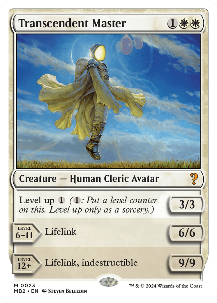 Transcendent Master (White Border) [Mystery Booster 2] - Trinity Hobby