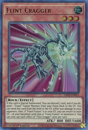 Flint Cragger [GFP2-EN015] Ultra Rare - Trinity Hobby