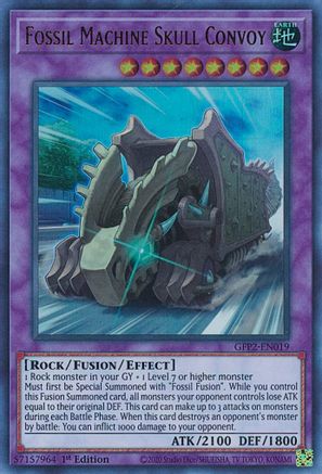 Fossil Machine Skull Convoy [GFP2-EN019] Ultra Rare - Trinity Hobby
