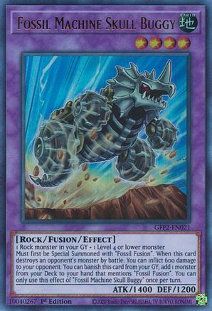 Fossil Machine Skull Buggy [GFP2-EN021] Ultra Rare - Trinity Hobby