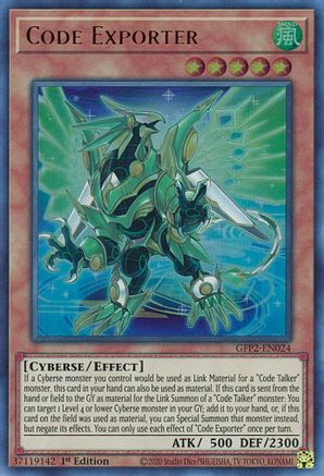 Code Exporter [GFP2-EN024] Ultra Rare - Trinity Hobby