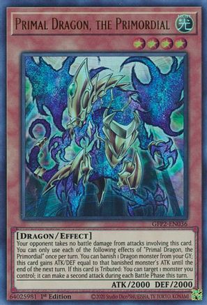 Primal Dragon, the Primordial [GFP2-EN036] Ultra Rare - Trinity Hobby
