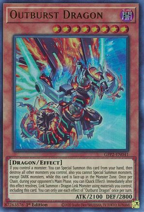 Outburst Dragon [GFP2-EN041] Ultra Rare - Trinity Hobby