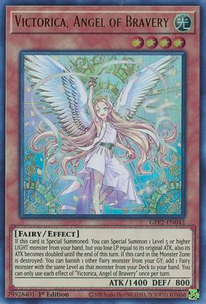 Victorica, Angel of Bravery [GFP2-EN042] Ultra Rare - Trinity Hobby
