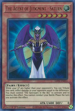 The Agent of Judgment - Saturn [GFP2-EN053] Ultra Rare - Trinity Hobby