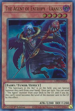The Agent of Entropy - Uranus [GFP2-EN054] Ultra Rare - Trinity Hobby