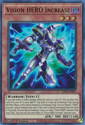Vision HERO Increase [GFP2-EN057] Ultra Rare - Trinity Hobby