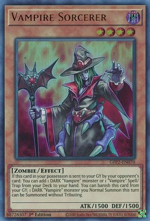 Vampire Sorcerer [GFP2-EN070] Ultra Rare - Trinity Hobby