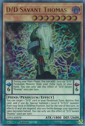 D/D Savant Thomas [GFP2-EN078] Ultra Rare - Trinity Hobby