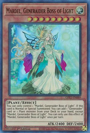 Mardel, Generaider Boss of Light [GFP2-EN089] Ultra Rare - Trinity Hobby