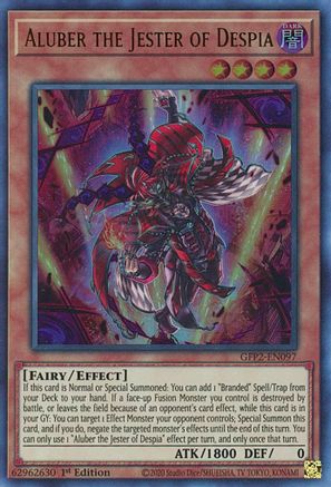 Aluber the Jester of Despia [GFP2-EN097] Ultra Rare - Trinity Hobby