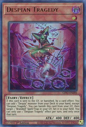 Despian Tragedy [GFP2-EN096] Ultra Rare - Trinity Hobby