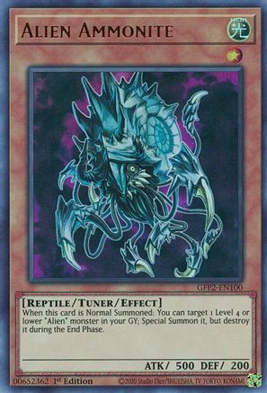 Alien Ammonite [GFP2-EN100] Ultra Rare - Trinity Hobby