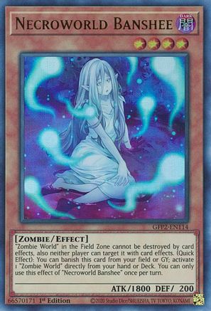 Necroworld Banshee [GFP2-EN114] Ultra Rare - Trinity Hobby