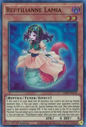 Reptilianne Lamia [GFP2-EN116] Ultra Rare - Trinity Hobby