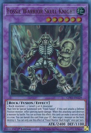 Fossil Warrior Skull Knight [GFP2-EN129] Ultra Rare - Trinity Hobby